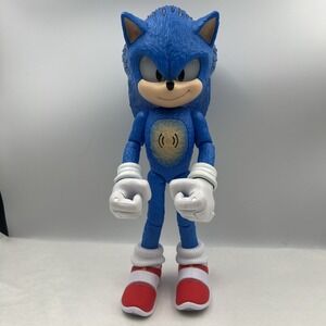 Sonic The Hedgehog 3 Ultimate Talking Sonic & Lights 14-Inch Action Figure Works